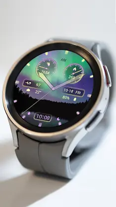 ZKin Watch Face Aurora Quartz screenshot 5