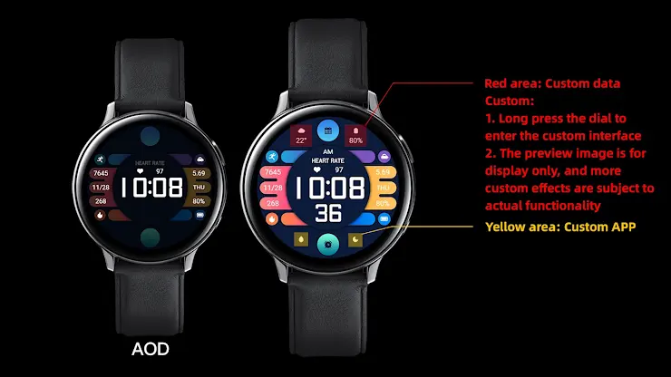 Beautiful Clouds For Wear OS screenshot 1