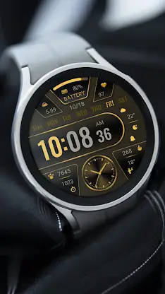 Black Gold Info ZKin Watch screenshot 2