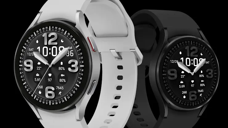 Black Shiny Quartz For Wear OS screenshot 4