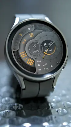 Blackened Steel For Wear OS screenshot 6
