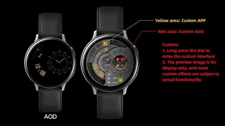 Blackened Steel For Wear OS screenshot 1