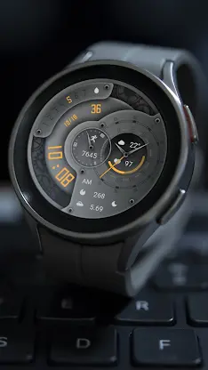Blackened Steel For Wear OS screenshot 8