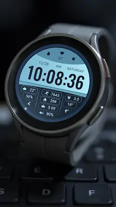 Blue Coast ZKin Watch Face screenshot 6