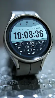 Blue Coast ZKin Watch Face screenshot 5