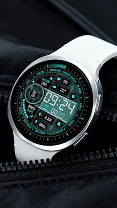 Blue Frosted Glass ZKin Watch screenshot 7