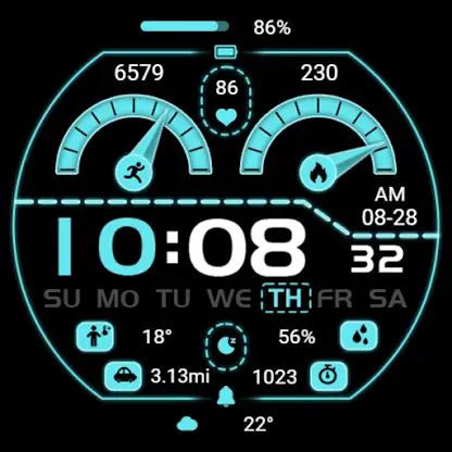 Blue Light Function ZKin Watch screenshot 6