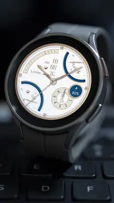 ZKin Watch Face Blue Quartz screenshot 5