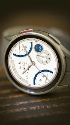 ZKin Watch Face Blue Quartz screenshot 3