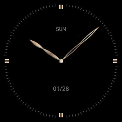 ZKin Watch Face Blue Quartz screenshot 8