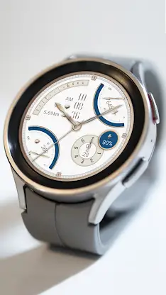 ZKin Watch Face Blue Quartz screenshot 4