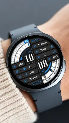 Blue Text Diagonal ZKin Watch screenshot 7