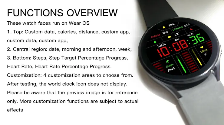 Bright Color LCD For Wear OS screenshot 3