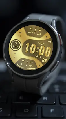 Bright Gold For Wear OS screenshot 8