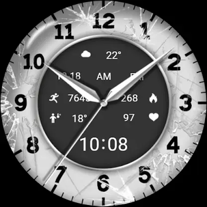 ZKin Watch Face Broken Quartz screenshot 7
