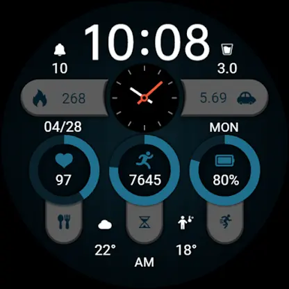 Button Component ZKin Watch screenshot 7