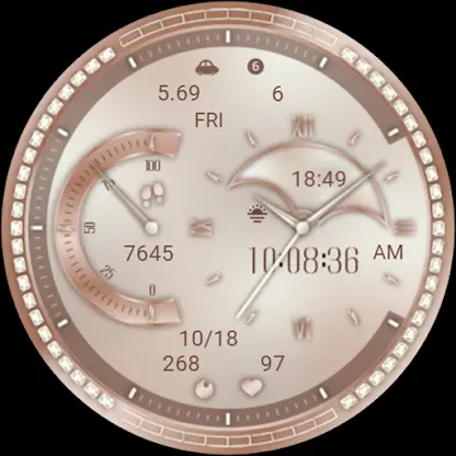 Champagne Quartz ZKin Watch screenshot 8