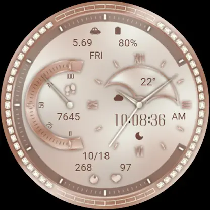 Champagne Quartz ZKin Watch screenshot 6