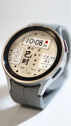 ZKin Watch 国风书卷（ Wear OS） screenshot 2