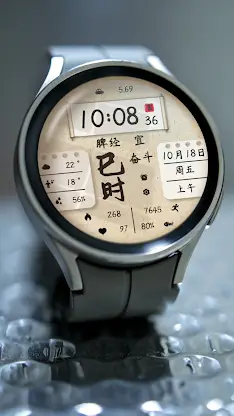 ZKin Watch 国风书卷（ Wear OS） screenshot 3