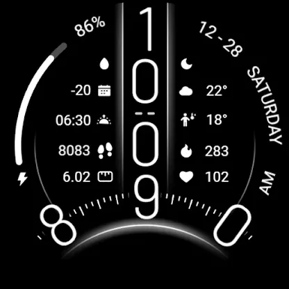 ZKin WatchFace Animation Clock screenshot 8