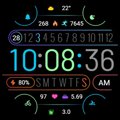 ZKin Watch Color Line Data screenshot 6