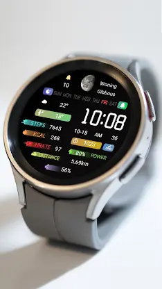 Colorful Icon Tail ZKin Watch screenshot 3
