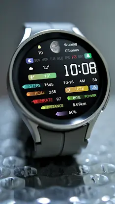 Colorful Icon Tail ZKin Watch screenshot 4