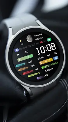 Colorful Icon Tail ZKin Watch screenshot 2
