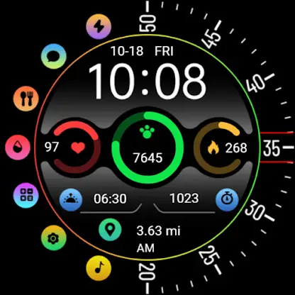 Colorful Small Round ZKinWatch screenshot 7