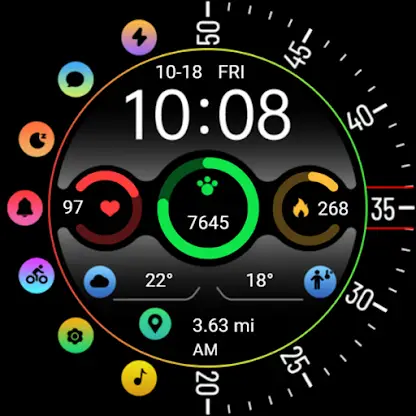 Colorful Small Round ZKinWatch screenshot 6