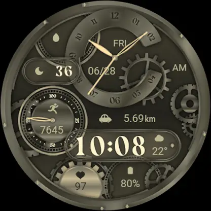 Copper Machinery For Wear OS screenshot 6