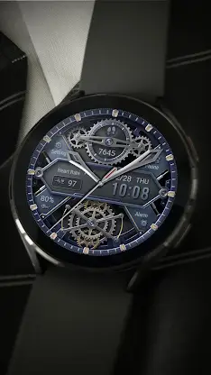 Dark Blue ZKin Watch screenshot 6