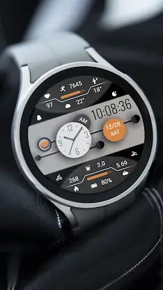 ZKinWatch Dark Grey Ink Orange screenshot 4