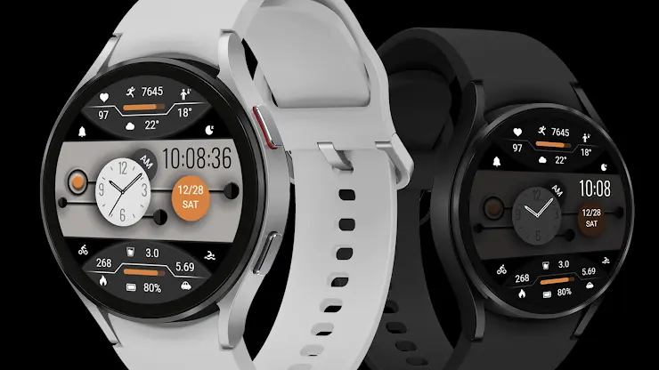 ZKinWatch Dark Grey Ink Orange screenshot 1