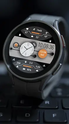ZKinWatch Dark Grey Ink Orange screenshot 5
