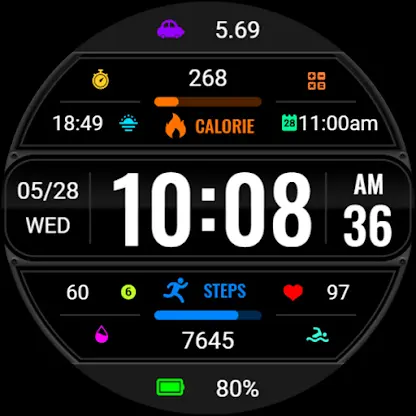 Dark Multifunctional ZKinWatch screenshot 8