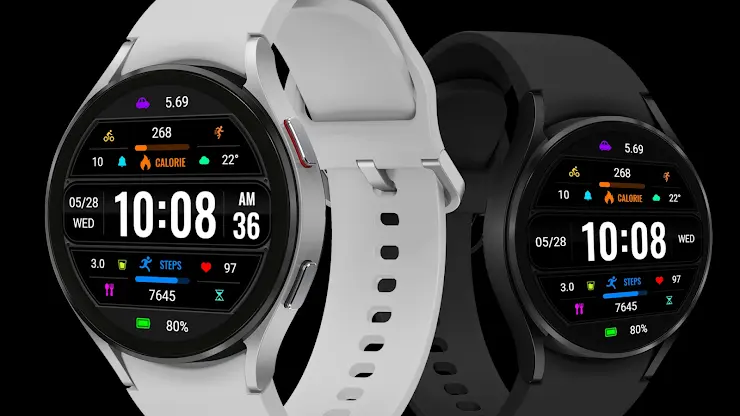 Dark Multifunctional ZKinWatch screenshot 1