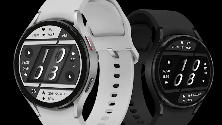 Diagonal Grey ZKin Watch screenshot 1