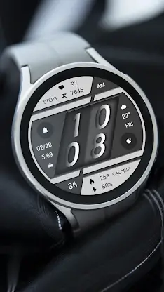 Diagonal Grey ZKin Watch screenshot 2