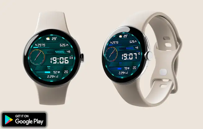 Digital Pirun Watch Face screenshot 3