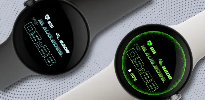 Digital clock — Android app banner