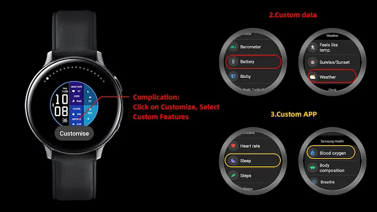 Digital Color Block For WearOS screenshot 4