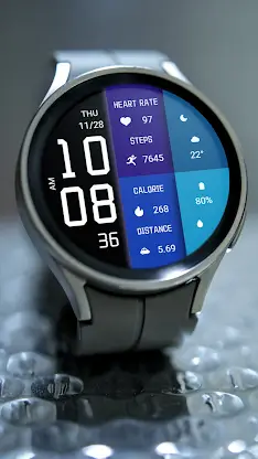Digital Color Block For WearOS screenshot 2