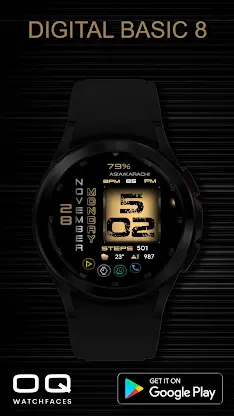 Digital Basic 8 Wear OS 5+ screenshot 1