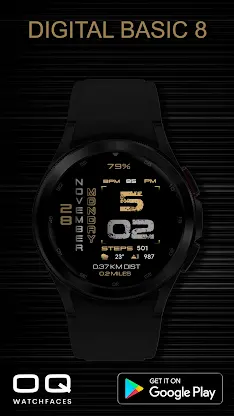 Digital Basic 8 Wear OS 5+ screenshot 2
