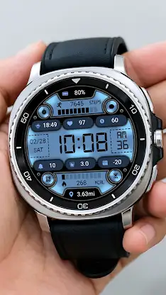 Dot Shaped Clock ZKin Watch screenshot 2