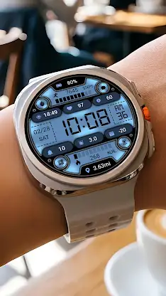 Dot Shaped Clock ZKin Watch screenshot 1