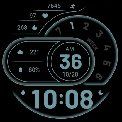 Dreamy Micro Blue ZKin Watch screenshot 6