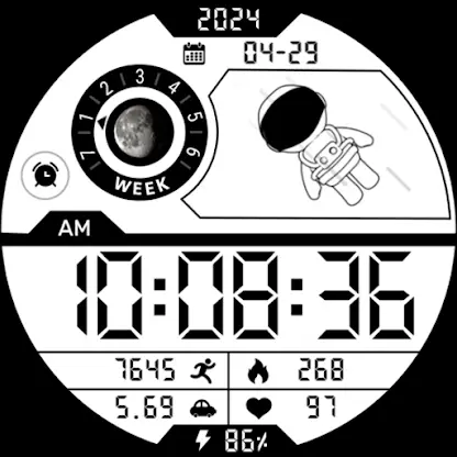 ZKin Watch Animation Astronaut screenshot 2